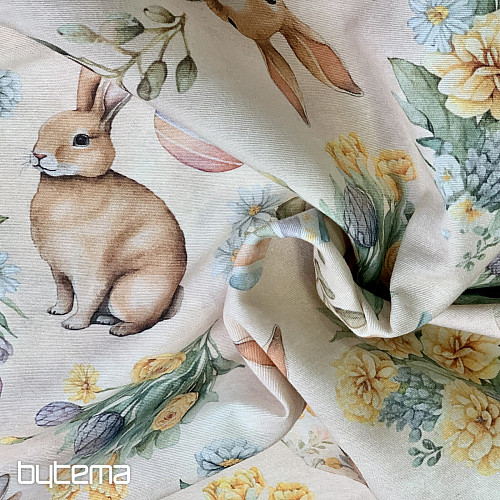 Tissu décoratif BUNNY LONNIE beige