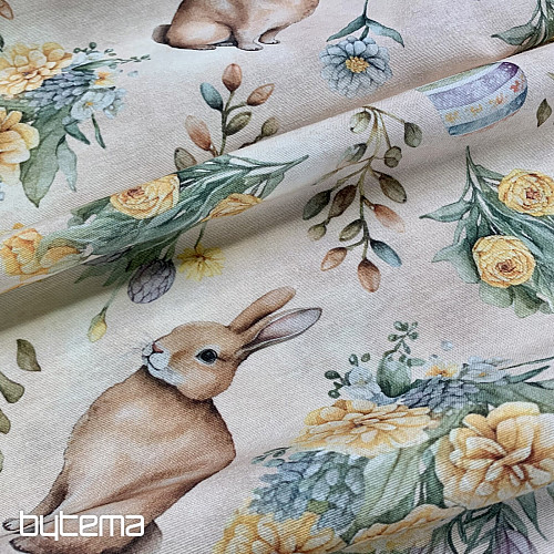 Tissu décoratif BUNNY LONNIE beige