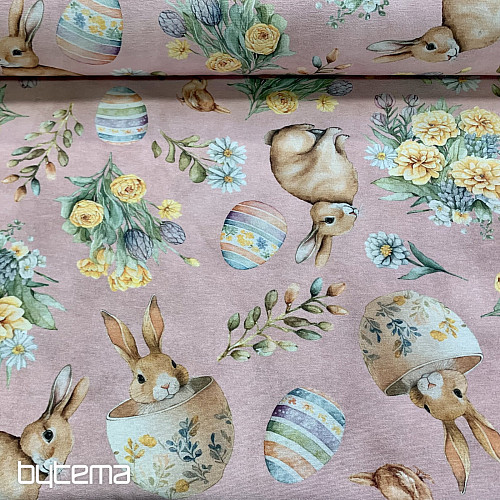 Tissu décoratif BUNNY LONNIE beige