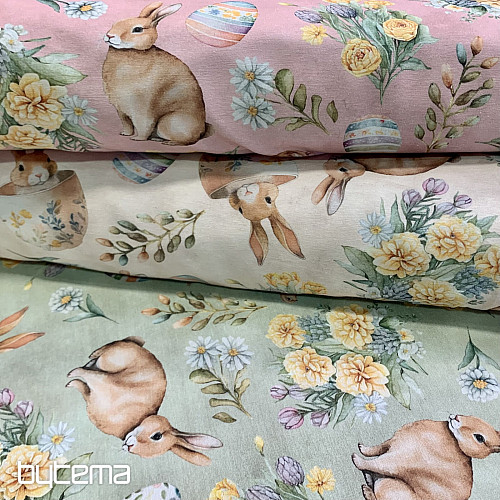 Tissu décoratif BUNNY LONNIE beige