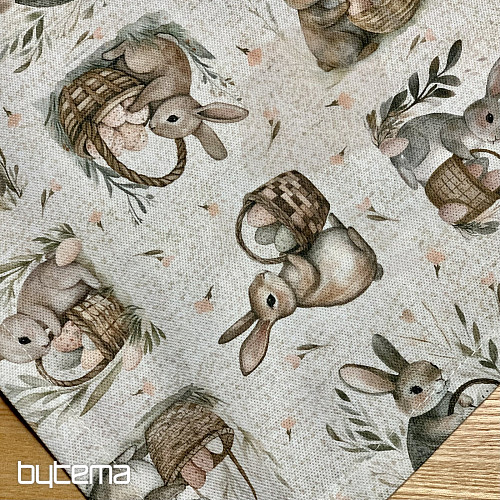 Nappe de Pâques POULETS ET ŒUFS