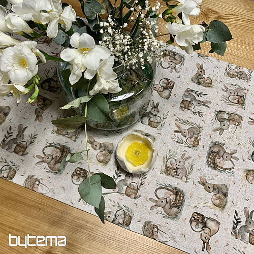Nappe de Pâques POULETS ET ŒUFS