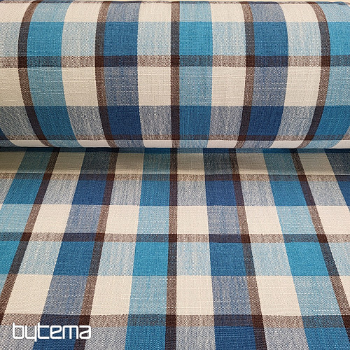 Tissu décoratif ATILA BLEU