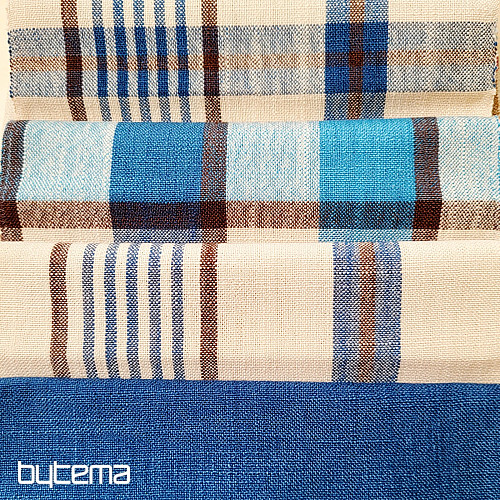 Tissu décoratif BLEU VALS