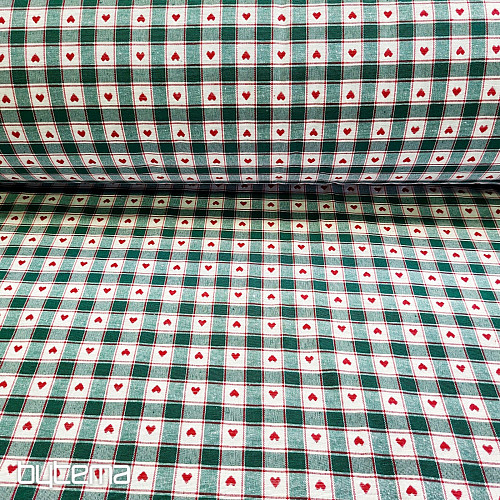 Tissu décoratif MAXI CORET vert