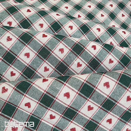 Tissu décoratif MAXI CORET vert