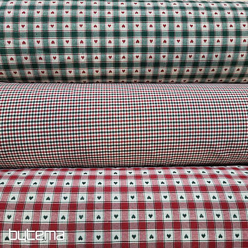 Tissu décoratif MAXI CORET vert