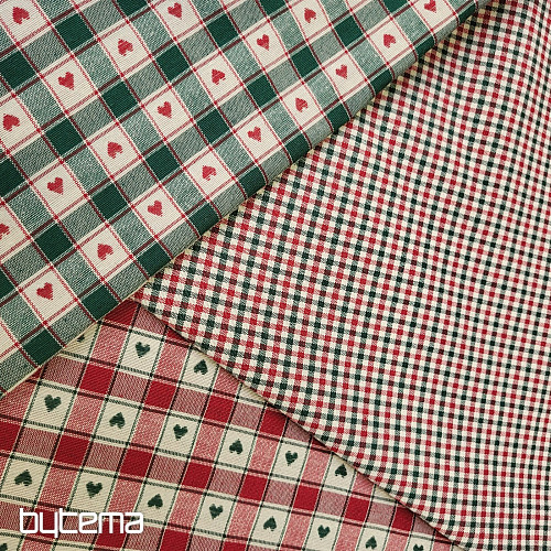 Tissu décoratif MAXI CORET vert