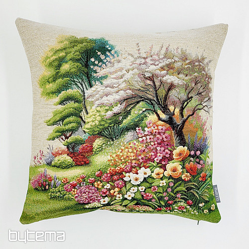 Taie d'oreiller en tapisserie NATURE MORTE DANS LE PARC