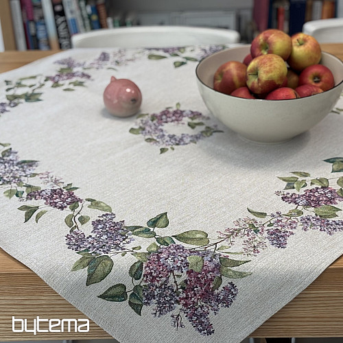 Nappe et foulard Gobelin LILAS