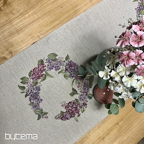 Nappe et foulard Gobelin LILAS