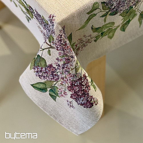 Nappe et foulard Gobelin LILAS