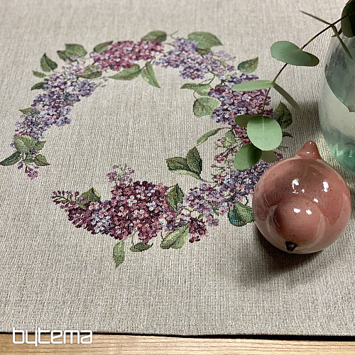 Nappe et foulard Gobelin LILAS