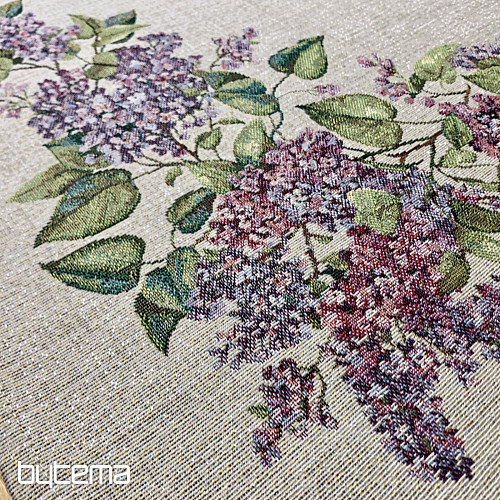 Nappe et foulard Gobelin LILAS