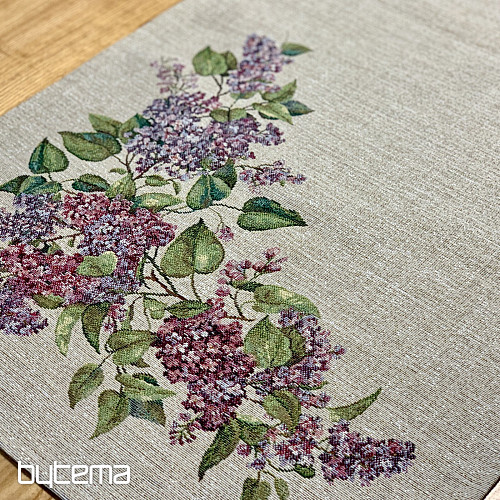 Nappe et foulard Gobelin LILAS