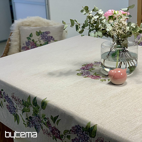 Nappe et foulard Gobelin LILAS