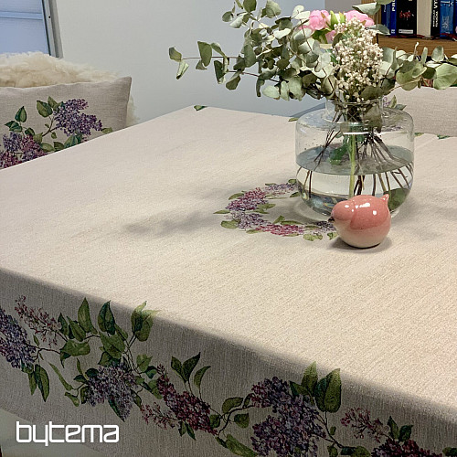 Nappe et foulard Gobelin LILAS
