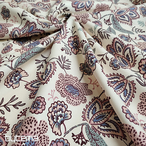 Tissu en coton FLEURS BOHÈME