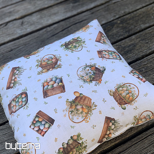 Taie doreiller décorative ŒUFS COLORÉS