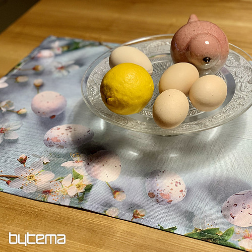Nappe et foulard de Pâques à fleurs