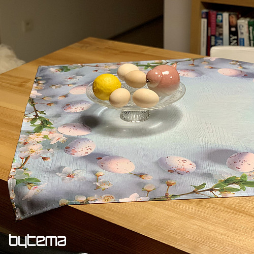 Nappe et foulard de Pâques à fleurs