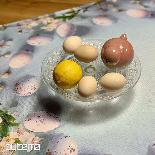 Nappe et foulard de Pâques à fleurs