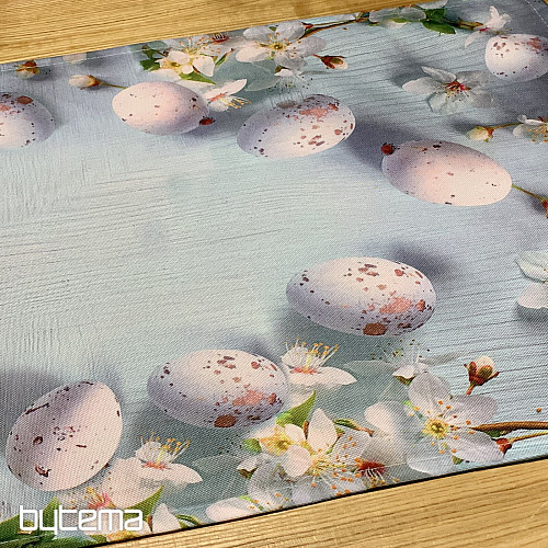 Nappe et foulard de Pâques à fleurs