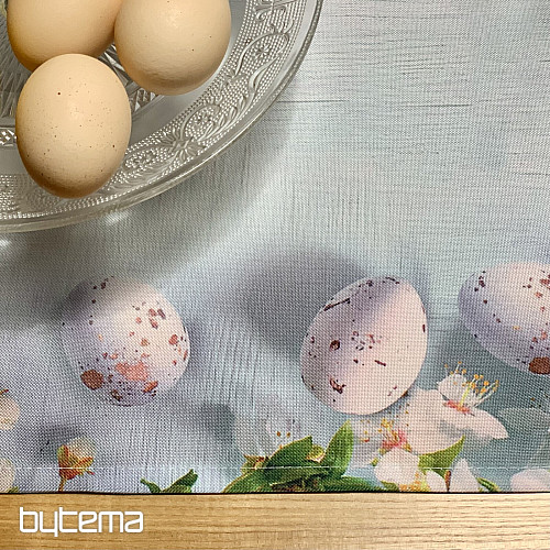 Nappe et foulard de Pâques à fleurs