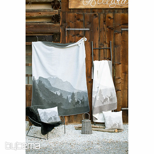 Couverture décorative DF JELEN SILVRETTA marron