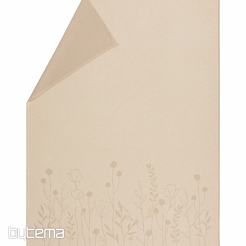 Couverture AMBRE FLEURS beige
