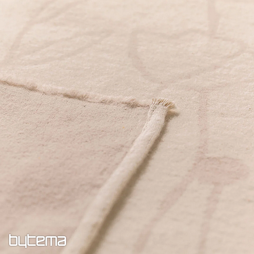 Couverture AMBRE FLEURS beige