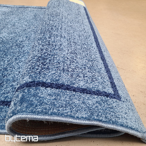 Tapis bleu moderne