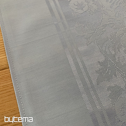 Nappe damassée bleu clair 130 x 230