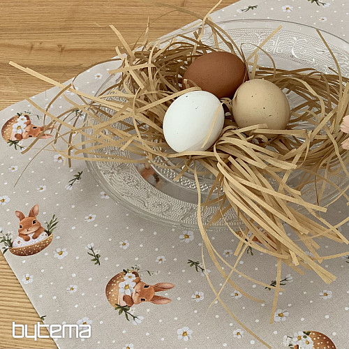 Nappe et foulard de Pâques BUNNY NELA
