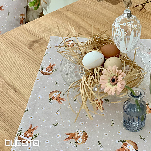 Nappe et foulard de Pâques BUNNY NELA