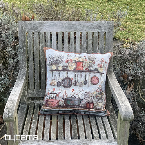 Taie doreiller en tapisserie CUISINE