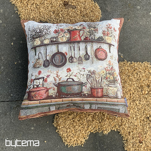 Taie doreiller en tapisserie CUISINE