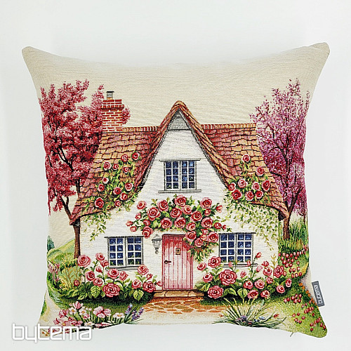 Taie doreiller en tapisserie BLOOMING HOUSE