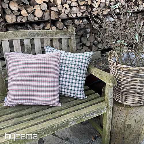 Taie doreiller décorative MAXI CORET verte