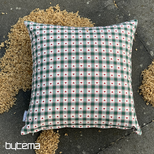 Taie doreiller décorative MAXI CORET verte