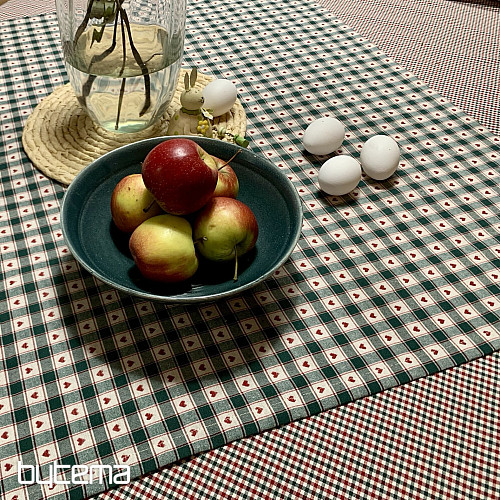 Nappe et foulard MAXI CORET vert