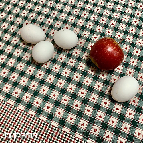 Nappe et foulard MAXI CORET vert