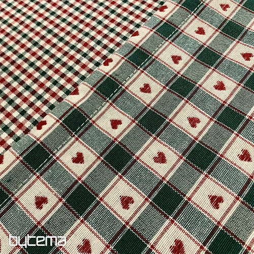 Nappe et foulard MAXI CORET vert