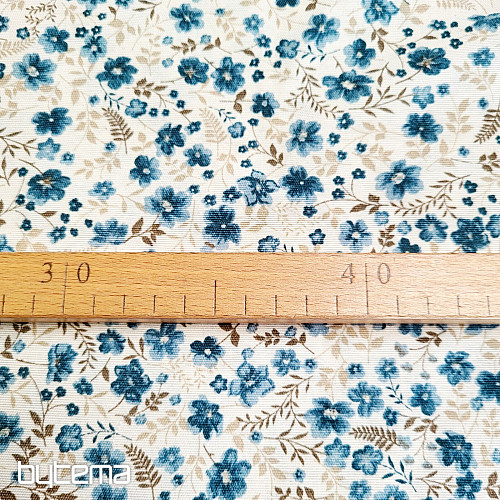 Tissu décoratif CIRI pétrole