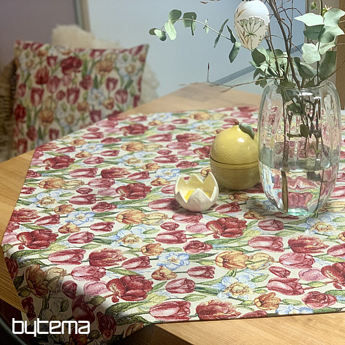 Taie d'oreiller en tapisserie TULIPES NAOMI