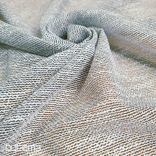 Rideau de luxe GERSTER 11882/0870 noir et blanc