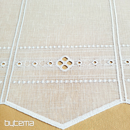 Rideau pour vitrail GERSTER 11884 blanc