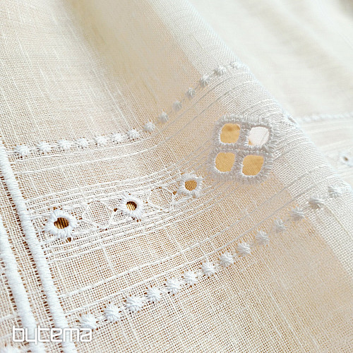 Rideau pour vitrail GERSTER 11884 blanc