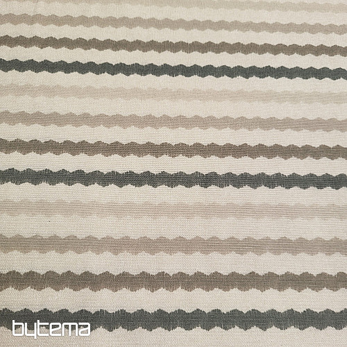 Tissu décoratif beige ondulé