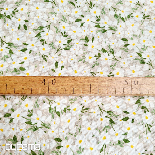 Tissu décoratif BETINA marron